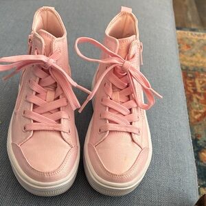 Skechers Kids Pink High-Top Sneakers